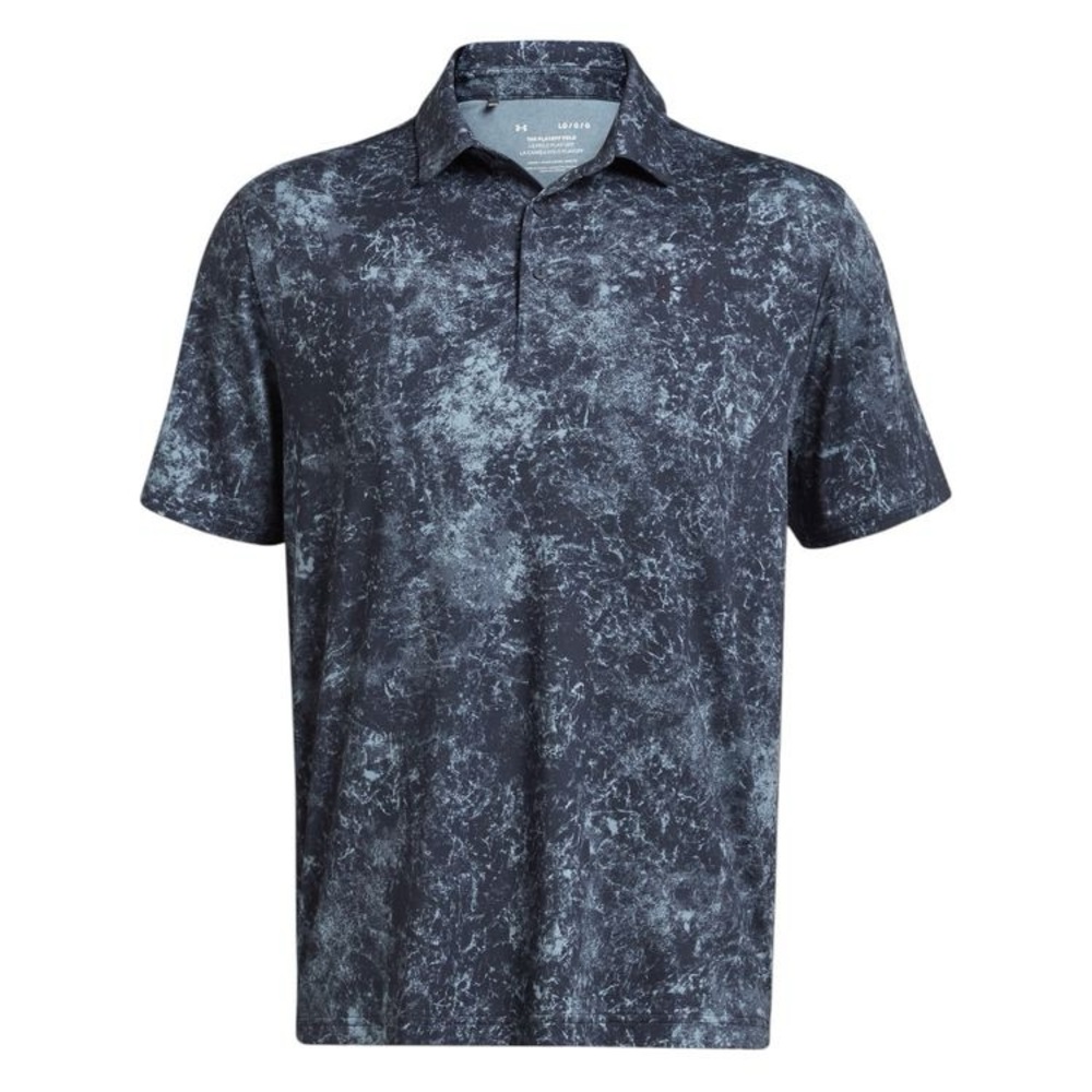 Under Armour Men's Black and Gray Polo Shirt